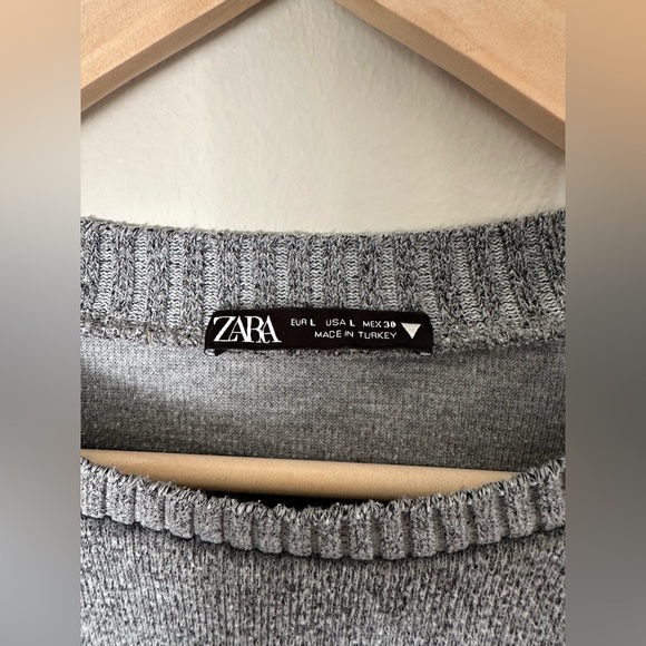 Zara Boxy Relaxed Fit Crewneck Sweater - Picture 10 of 10